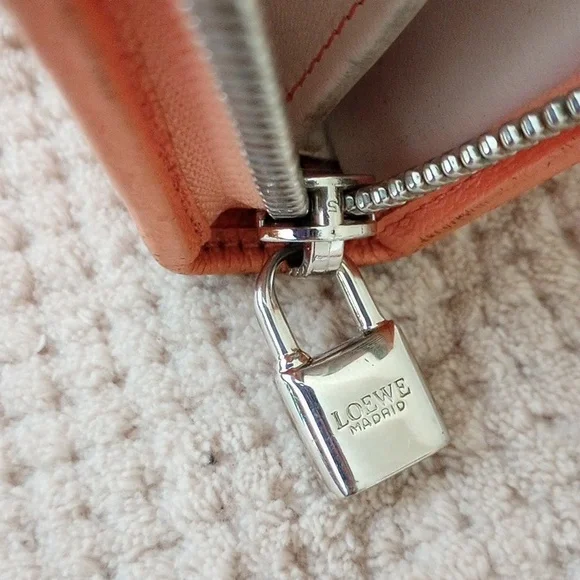 LOEWE Leather Zip Around Wallet - Picture 2 of 12